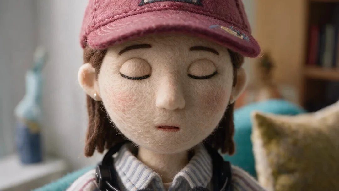 Stop motion de marionetas de fieltro