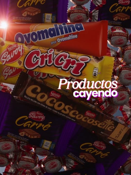 Productos cayendo